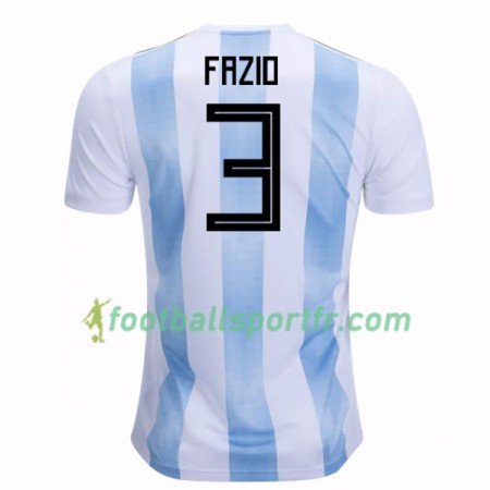 Tenue Argentine Fazio 3 Domicile Coupe du monde 2018 Maillot de Foot Tenue Argentine Fazio 3 Domicile Coupe du monde 2018 Maillot de Foot
